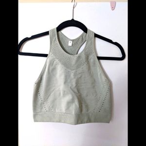 Target Sports Bra, Olive Green, Size LG